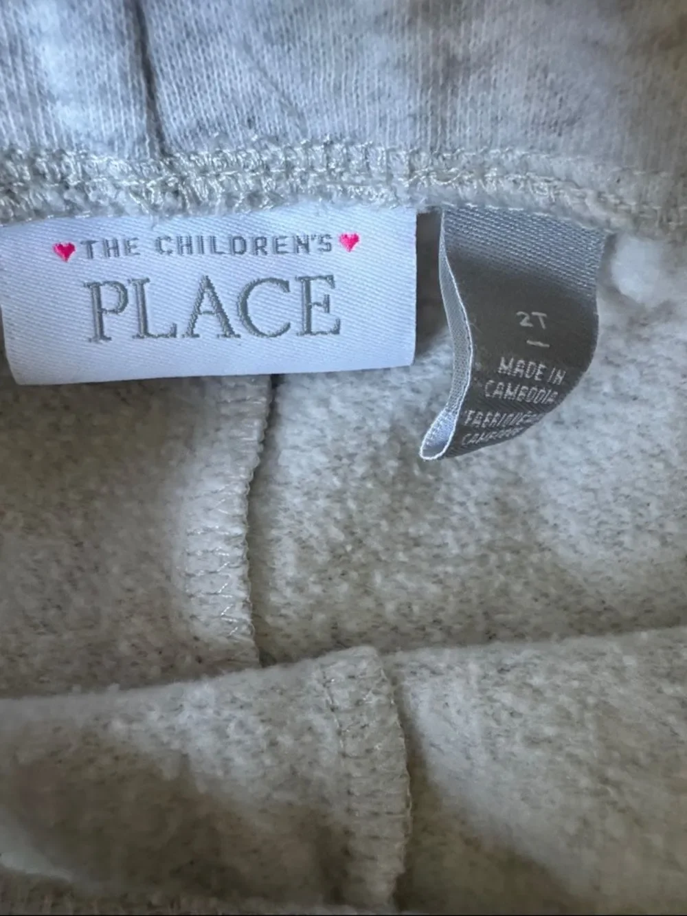 Toddler Grey 'Love' Sweatshirt and Joggers Set